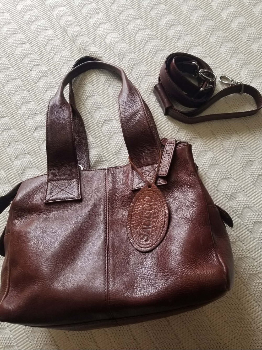 Sacco Brown Leather Tote